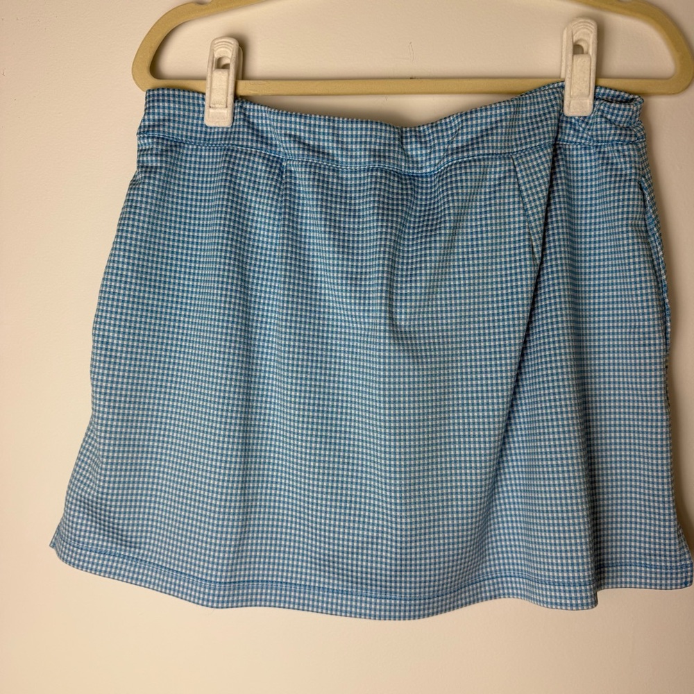 Blue Gingham Women's Skirt